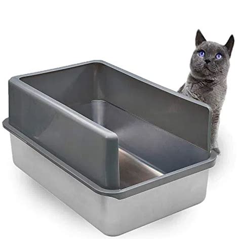 why a stainless steel litter box|stainless steel litter box with lid.